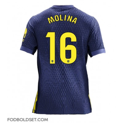 Atletico Madrid Nahuel Molina #16 Udebanetrøje 2025-26 Kortærmet Atletico Madrid Nahuel Molina #16 Udebanetrøje 2025-26 Kortærmet